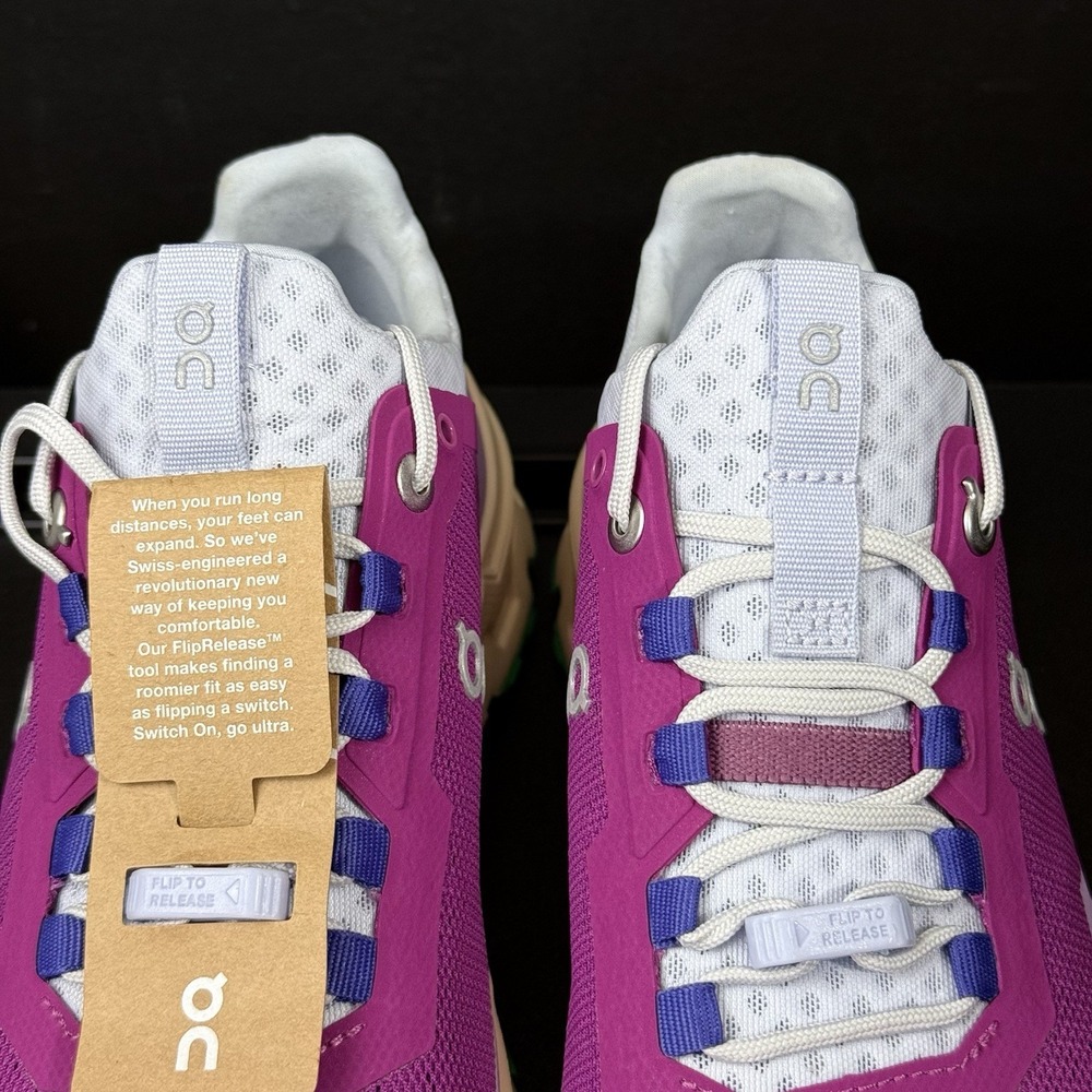 On Cloud Womens Cloud Ultra size 5 Rhubarb Ray Pink Purple Athleisure 44.98321 - Picture 7 of 16